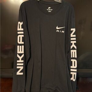 Nike Air Men's Black Long Sleeve Tee
